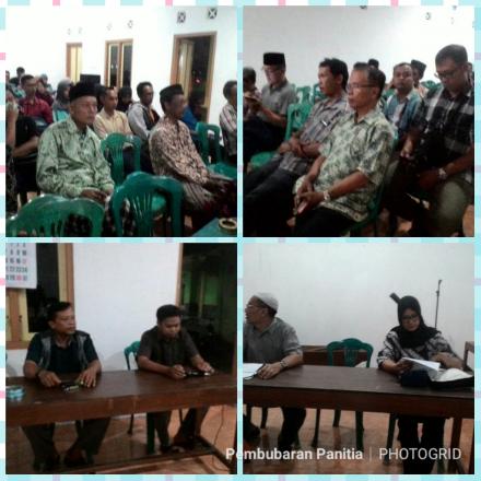 Pembubaran panitia Hari Jadi Desa Kebonagung ke 94