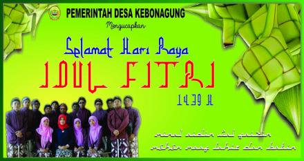 SELAMAT HARI RAYA IDUL FITRI PEMERINTAH DESA KEBONAGUNG