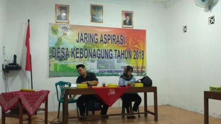 JARING ASPIRASI BPD DESA KEBONAGUNG TAHUN 2019 