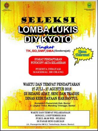 LOMBA MELUKIS KYOTO