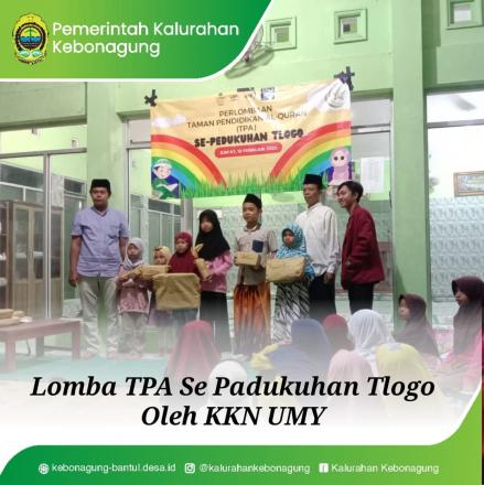 Lomba TPA Se Padukuhan Tlogo Oleh KKN UMY