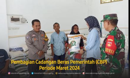 Penyaluran Cadangan Beras Pemerintah (CBP) Maret 2024