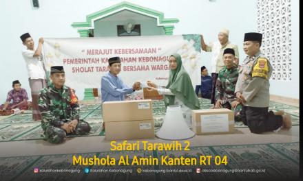 Safari Tarawih 2 Mushola Al Amin Kanten RT 04