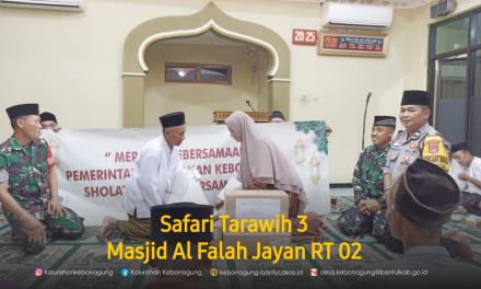 Safari Tarawih 3 Masjid Al Falah Jayan RT 02