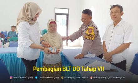 Pembagian BLT DD Tahap VII